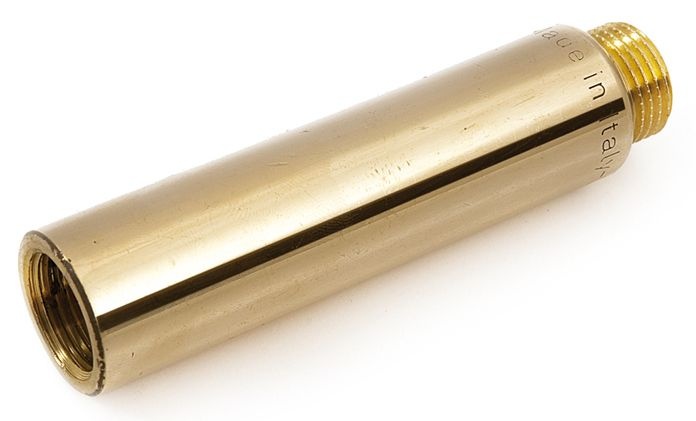Mosadzné predĺženie 25 mm 1/2“ vonkajší / vnútorný závit