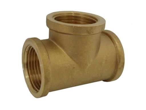 Mosadzný T-kus 3/8“ vnútorné závity
