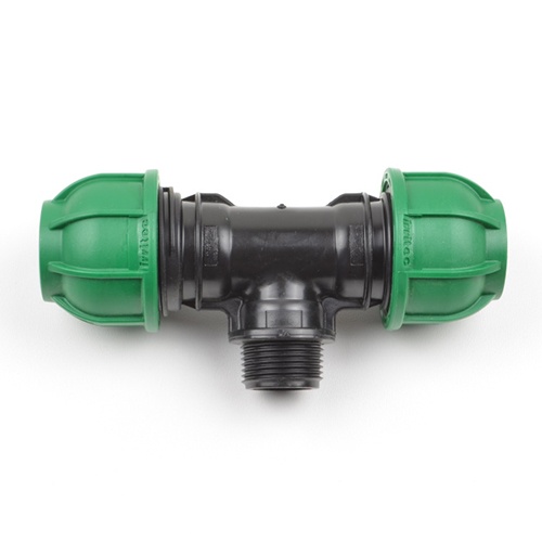 Mechanická T-spojka 32 x 3/4“ x 32 s vonkajším závitom Connecto