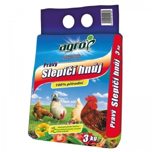 Hnojivo - SLEPAČÍ HNOJ 3 kg /Agro/