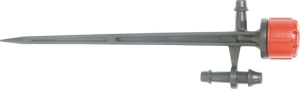 Kvapkovač Ardas, prietok 0-70 l/h s ihlou 12,7 cm.
