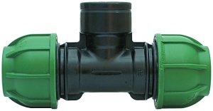 Mechanická T-spojka 25 x 1/2“ x 25 s vnútorným závitom Connecto